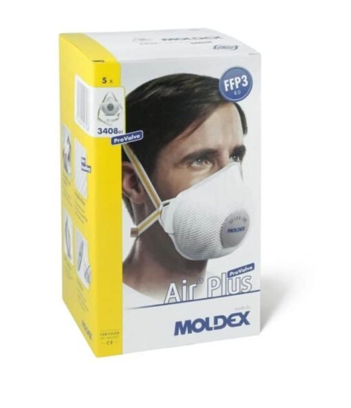 Moldex 3408 FFP3 Dust Masks - Box of 5 masks - Image 2