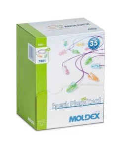 Alternative view of Moldex 7801 - Corded Disposable Earplugs 35dB